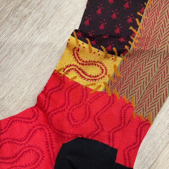 Vivienne westwood Knee high socks - squiggle patchwork - Picture 7 of 7